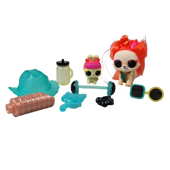 LOL Surprise Pet EDM Scratch Bun Elektro Club Bun 10 Pieces Black Light Glitter - Picture 1 of 10
